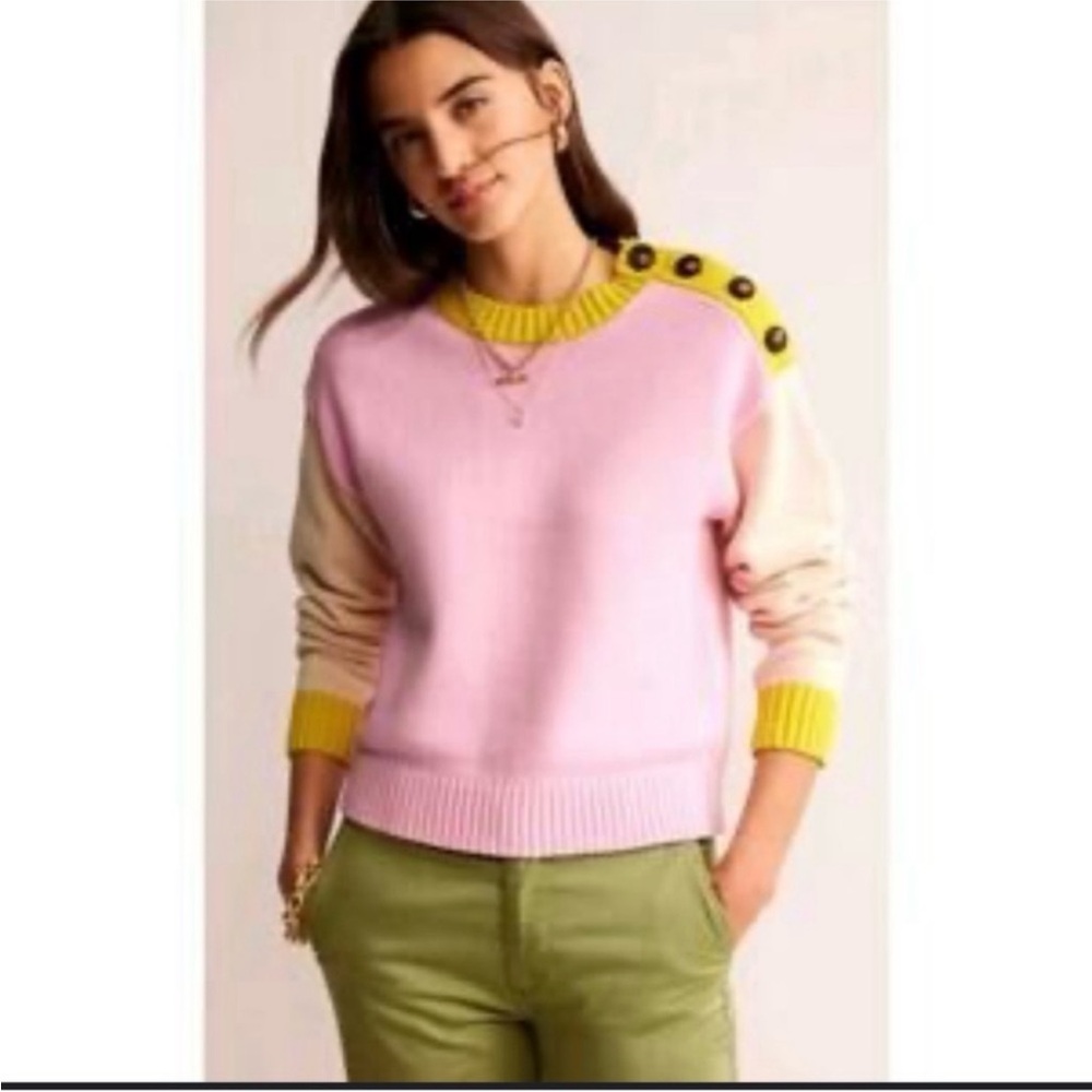 Jemma Chunky Cotton Sweater - Picture 2 of 11